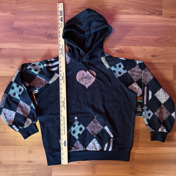 Disney Women's Patchwork Hoodie - Black and Brown - Picture 8 of 12